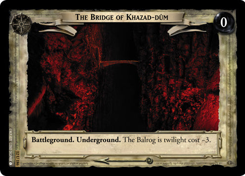 The Bridge of Khazad-dum (12U186) [Black Rider]
