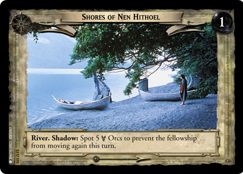 Shores of Nen Hithoel (12U191) [Black Rider]