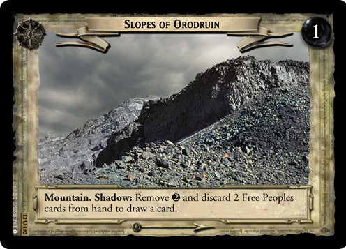 Slopes of Orodruin (12U192) [Black Rider]