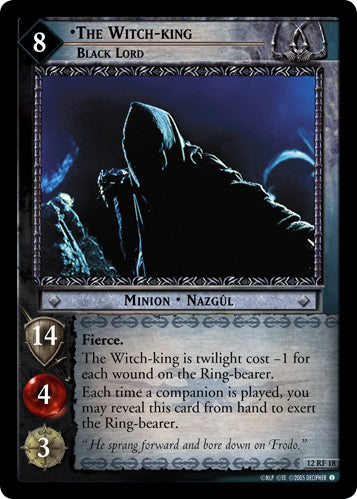 The Witch-king, Black Lord (F) (12RF18) [Black Rider]