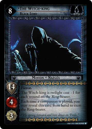 The Witch-king, Black Lord (O) (12O9) [Black Rider]