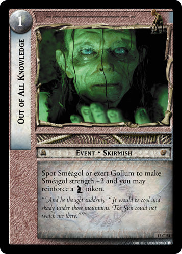 Out of All Knowledge (13C54) [Bloodlines]