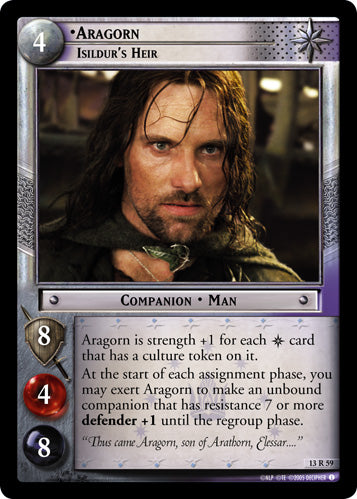Aragorn, Isildur's Heir (13R59) [Bloodlines]