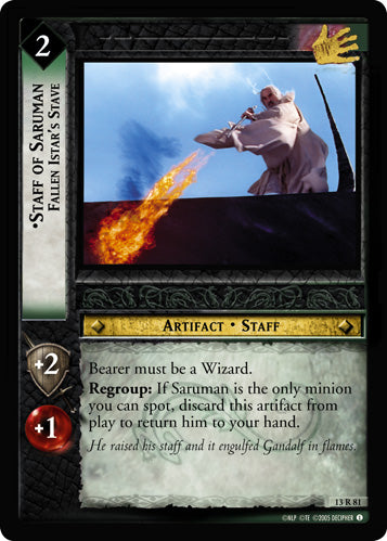 Staff of Saruman, Fallen Istar's Stave (13R81) [Bloodlines]