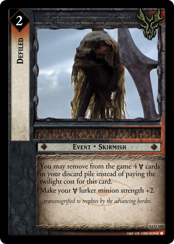 Defiled (13U105) [Bloodlines]