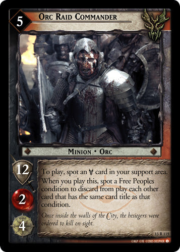 Orc Raid Commander (13R115) [Bloodlines]