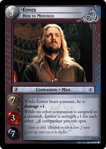 Eomer, Heir to Meduseld (13R123) [Bloodlines]