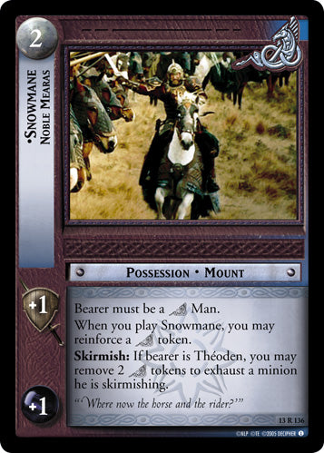 Snowmane, Noble Mearas (13R136) [Bloodlines]