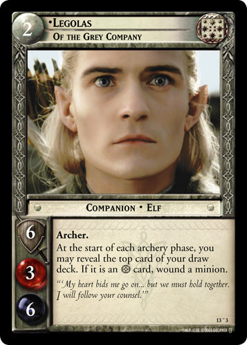 Legolas, Of the Grey Company (O) (13O3) [Bloodlines]