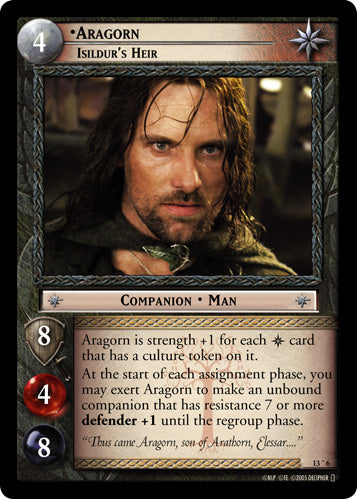 Aragorn, Isildur's Heir (O) (13O6) [Bloodlines]